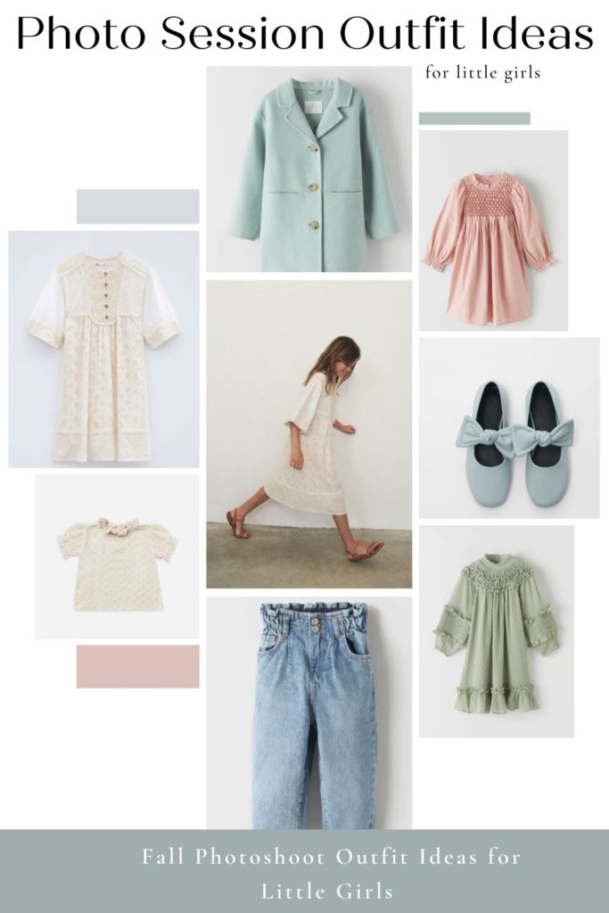 Family Photoshoot outfit ideas for little girls