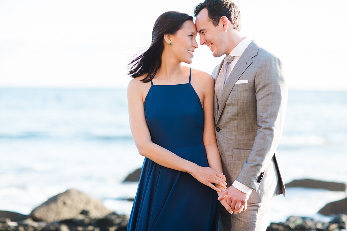 sunset cliffs and little italy engagement photos