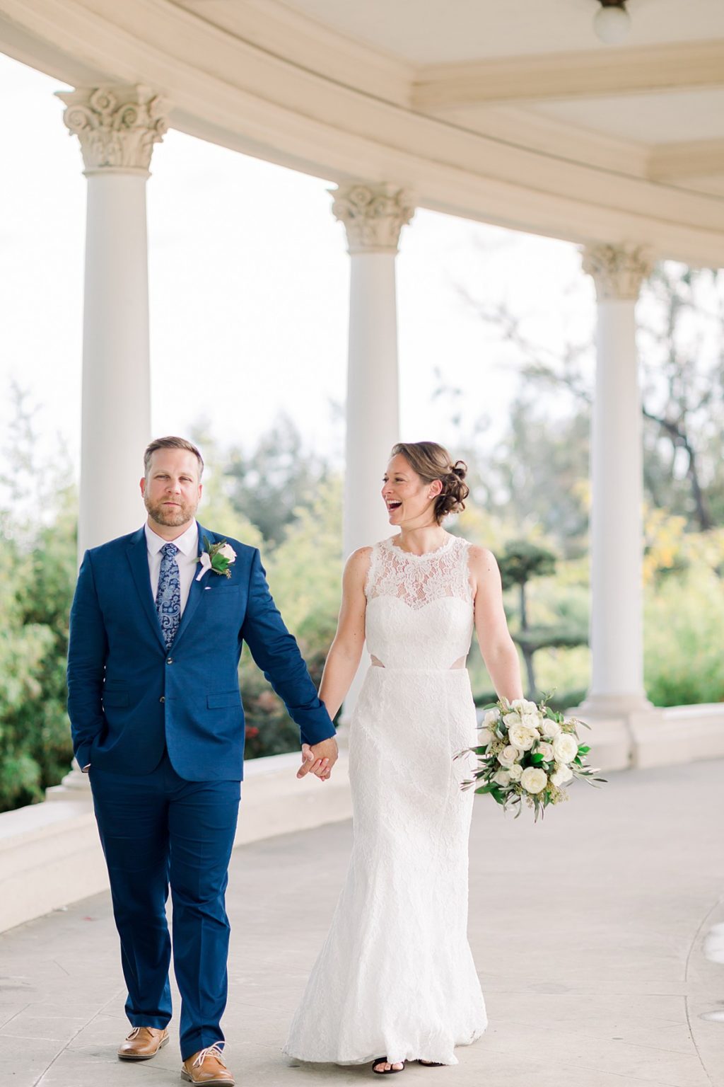 Balboa Park Wedding and elopement photography. Bride and