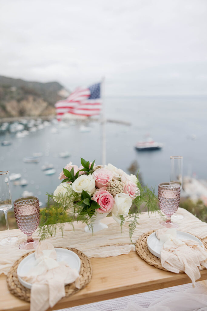 Proposal decor on Catalina Island