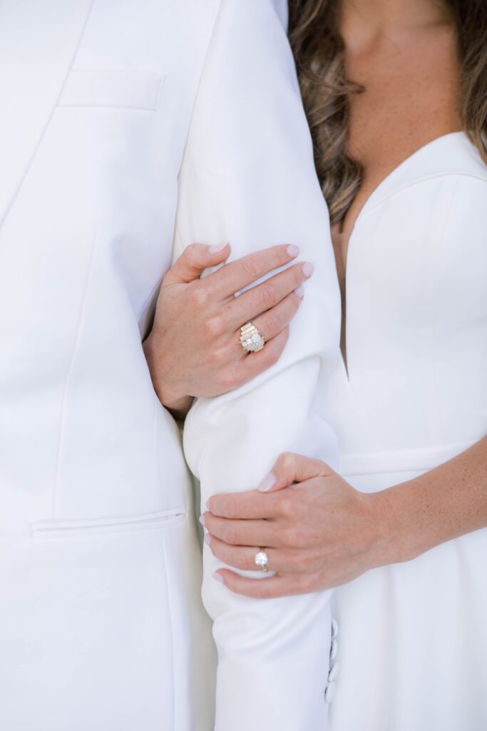 Bride and groom portrait in San Diego at Park Hyatt Aviara