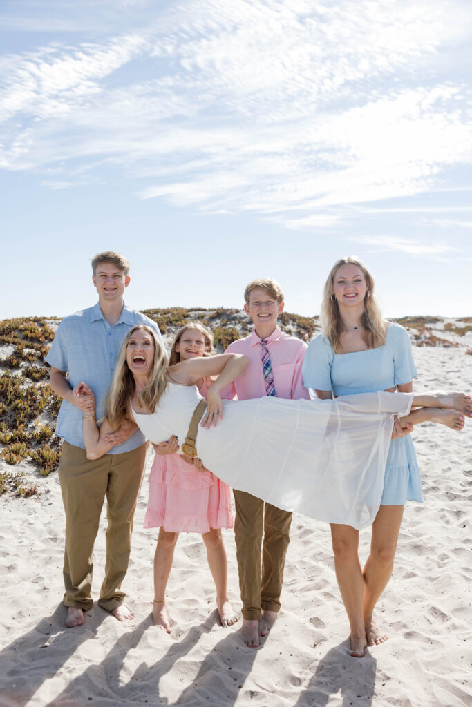 Coronado Sand Dunes family photo