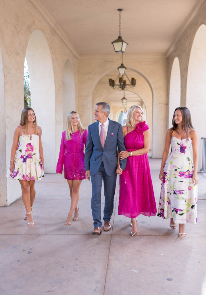 Balboa Park family session in San Diego